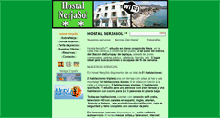Desktop Screenshot of hostalnerjasol.com