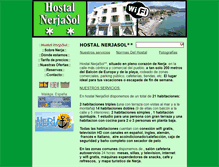 Tablet Screenshot of hostalnerjasol.com